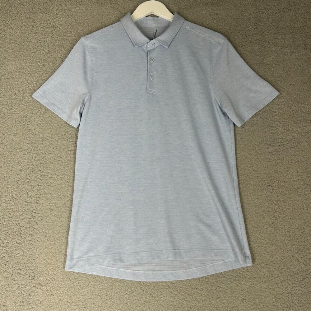 lululemon athletica Light Blue Polo Shirt